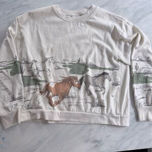 Wild Horse Graphic Sweatshirt (FP vibes)